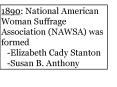 1890: National American Woman Suffrage Association NAWSA was formed PowerPoint PPT Presentation