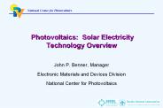 Photovoltaics:%20Solar%20Electricity%20Technology%20Overview