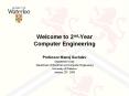 Welcome to 2nd-Year Computer Engineering PowerPoint PPT Presentation