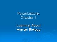 PowerLecture: Chapter 1