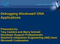 Debugging Windows DNA Applications Presented by: Troy Cambra and Barry Schnell Developer Support Pro PowerPoint PPT Presentation