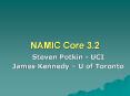 NAMIC Core 3.2 PowerPoint PPT Presentation