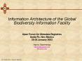 Information Architecture of the Global Biodiversity Information Facility PowerPoint PPT Presentation