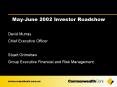 MayJune 2002 Investor Roadshow PowerPoint PPT Presentation