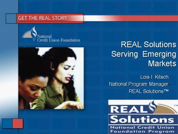 REAL Solutions Serving Emerging Markets