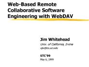 Web-Based Remote Collaborative Software Engineering with WebDAV
