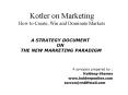 Kotler on Marketing How to Create, Win and Dominate Markets PowerPoint PPT Presentation