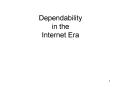 Dependability in the Internet Era PowerPoint PPT Presentation