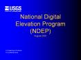 National Digital Elevation Program (NDEP) August 2001 PowerPoint PPT Presentation