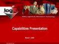 Capabilities Presentation March 1, 2009 PowerPoint PPT Presentation