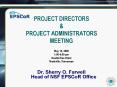 PROJECT DIRECTORS PowerPoint PPT Presentation