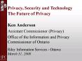 Privacy, Security and Technology The Future of Privacy PowerPoint PPT Presentation