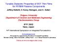 Tunable Dielectric Properties of BST Thin Films PowerPoint PPT Presentation