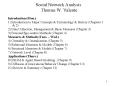 Social Network Analysis Thomas W' Valente PowerPoint PPT Presentation