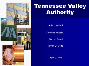 Tennessee Valley Authority