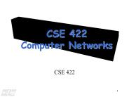 CSE 422 Computer Networks