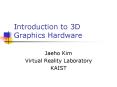 Introduction to 3D Graphics Hardware PowerPoint PPT Presentation