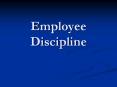 Employee Discipline PowerPoint PPT Presentation