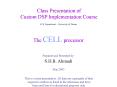 The CELL processor PowerPoint PPT Presentation