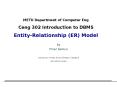 METU Department of Computer Eng Ceng 302 Introduction to DBMS EntityRelationship ER Model PowerPoint PPT Presentation