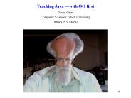 Teaching Java 