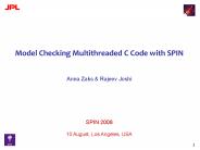 Model Checking Multithreaded C Code with SPIN