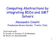 Computing Abstractions by integrating BDDs and SMT Solvers