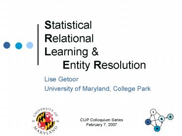 CLIP Colloquium Series