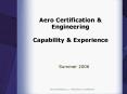 Aero Certification PowerPoint PPT Presentation