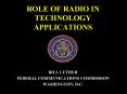 ROLE%20OF%20RADIO%20IN%20TECHNOLOGY%20APPLICATIONS PowerPoint PPT Presentation