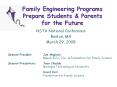 Family Engineering Programs Prepare Students PowerPoint PPT Presentation