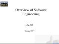Overview%20of%20Software%20Engineering PowerPoint PPT Presentation