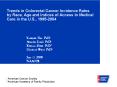 Trends in Colorectal Cancer Incidence Rates by Race, Age and Indices of Access to Medical Care in th PowerPoint PPT Presentation