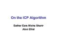 On the ICP Algorithm PowerPoint PPT Presentation