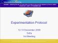 Experimentation%20Protocol PowerPoint PPT Presentation
