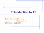 Introduction to AI