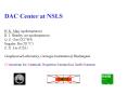 DAC Center at NSLS H' K' Mao spokesperson PowerPoint PPT Presentation