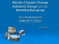 Illinois Climate Change Advisory Group (ICCAG) Modeling Sub-group An introduction to ENERGY 2020 PowerPoint PPT Presentation