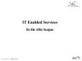 IT Enabled Services PowerPoint PPT Presentation