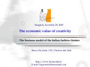 The economic value of creativity