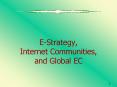 EStrategy, Internet Communities, and Global EC PowerPoint PPT Presentation