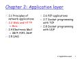 Chapter 2: Application layer PowerPoint PPT Presentation