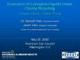 Evaluation of Lexington-Fayette Urban County Recycling PowerPoint PPT Presentation