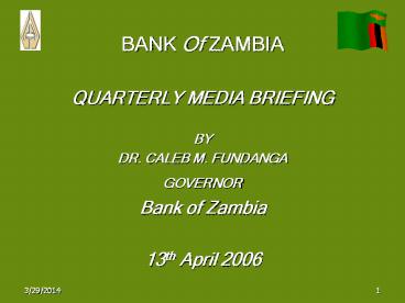 BANK Of ZAMBIA