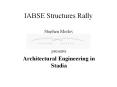 IABSE Structures Rally PowerPoint PPT Presentation