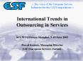International Trends in Outsourcing in Services PowerPoint PPT Presentation