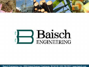 Baisch Engineering Short Presentation