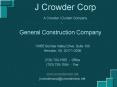J Crowder Corp PowerPoint PPT Presentation