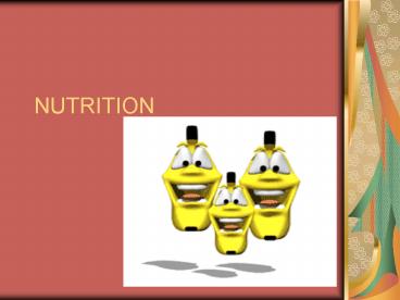 NUTRITION
