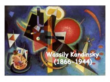 Wassily Kandinsky